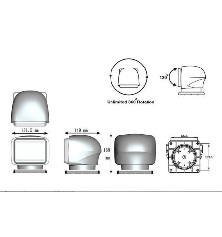 Projecteur recherche a télécommande