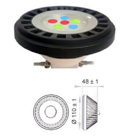 Ampoule PAR36  10W Multi GEN 3