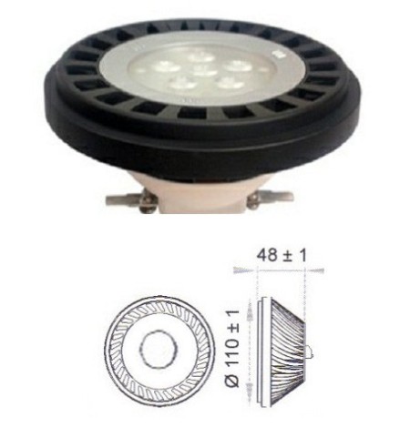Ampoule PAR36  10W Multi GEN 3