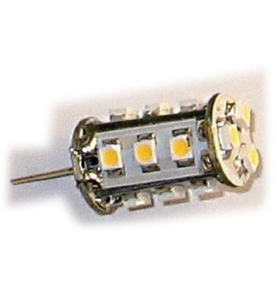 G4 cylindrique 360° 15 leds pin horizontal